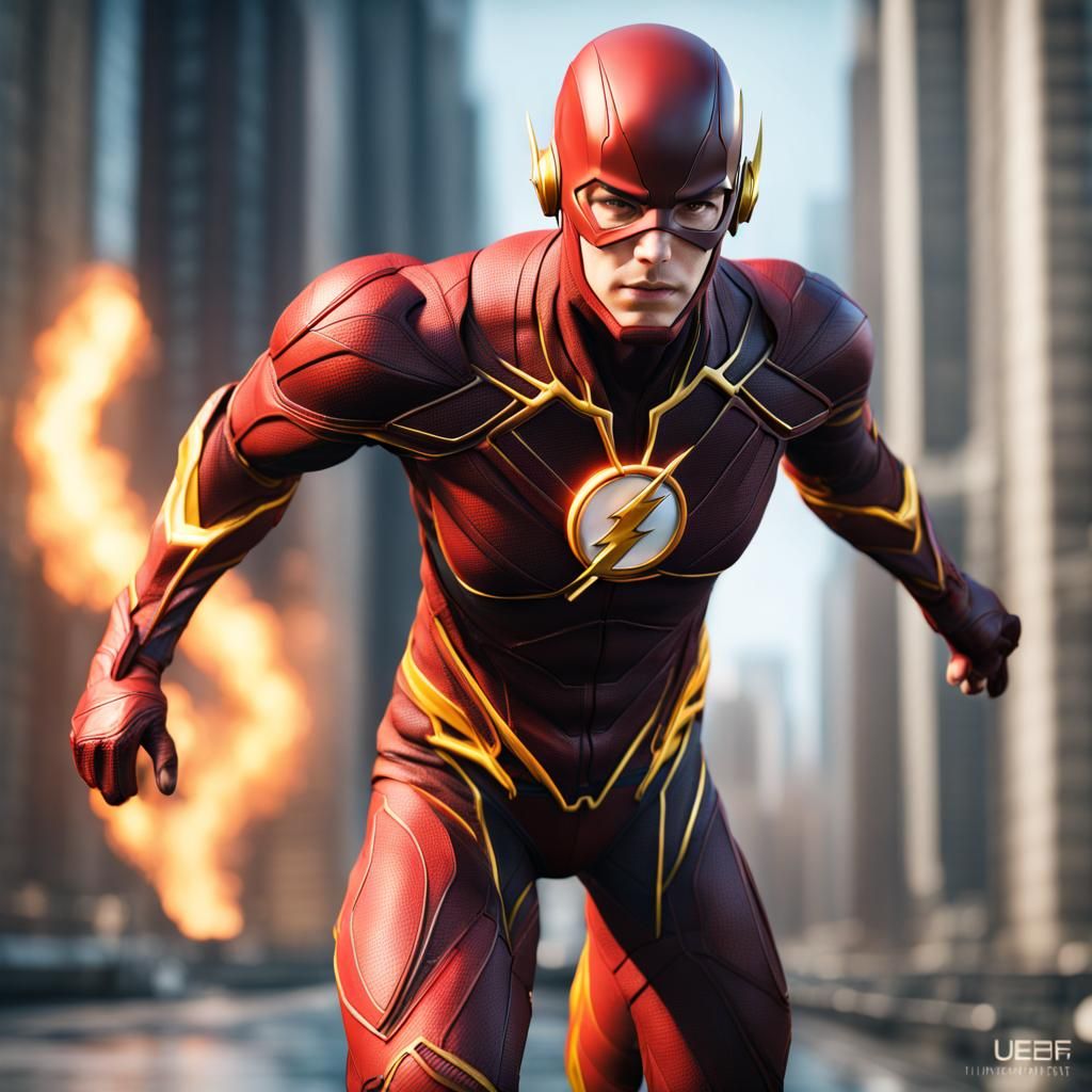 The Flash Wears Fantastic Four Suit