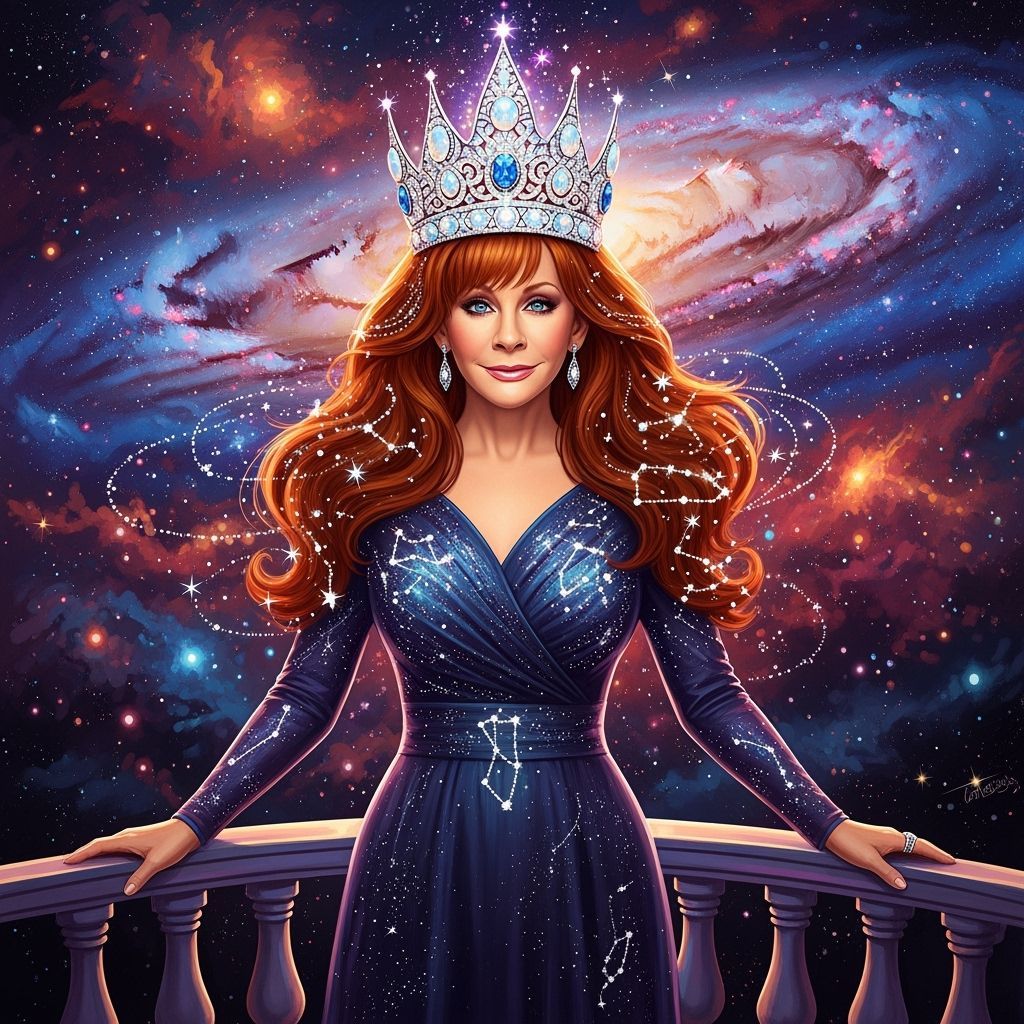 Cosmic Queen Reba McEntire in Starlight Glow