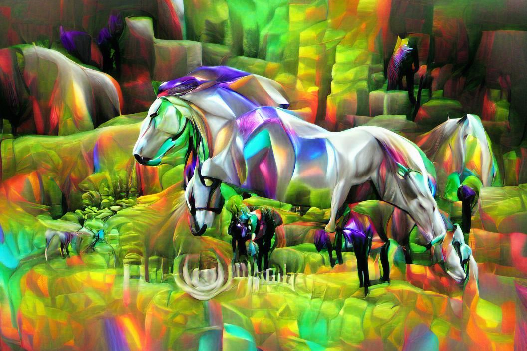 Horse Mid-Jump: A Study in Motion