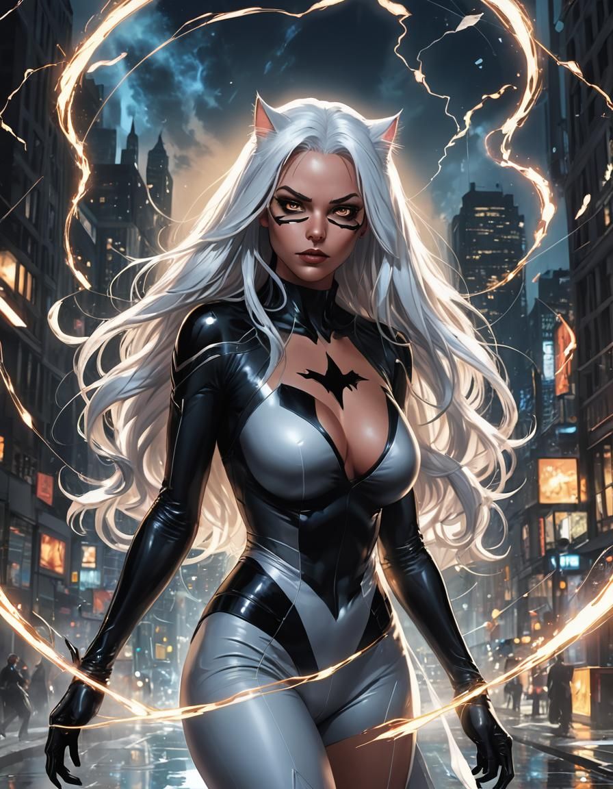 Marvel's Black Cat: A Digital Comic Art Character