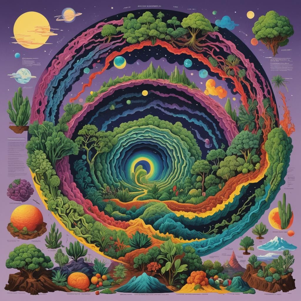 Futuristic Infographics: Microwaving Food and Plants