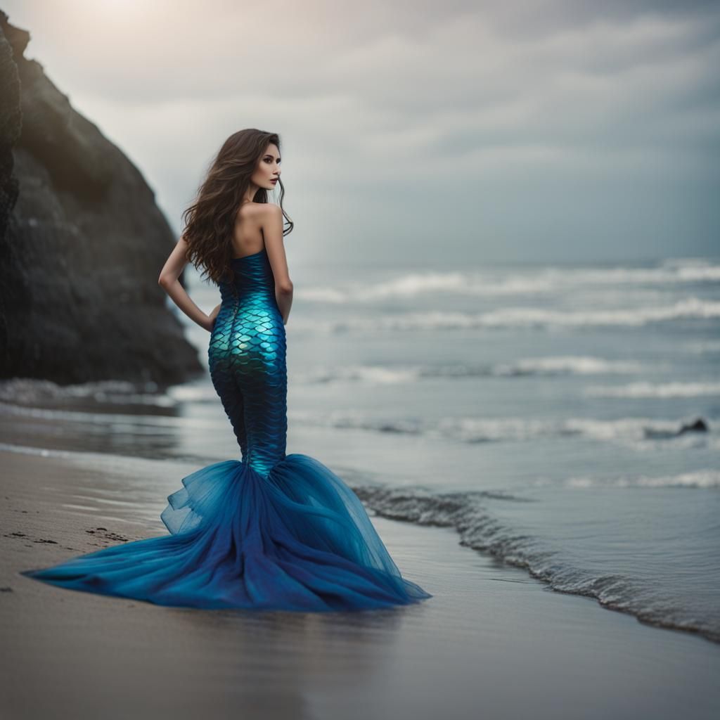 Iridescent Mermaid Washed Ashore