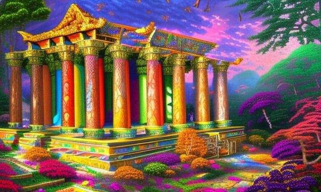 Fantasy temple