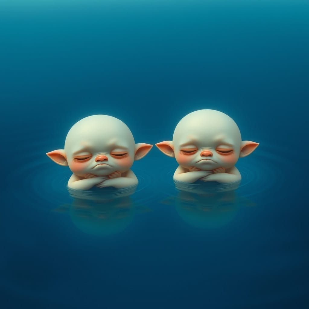Cherubic Monsters Adrift in a Dreamlike Ocean
