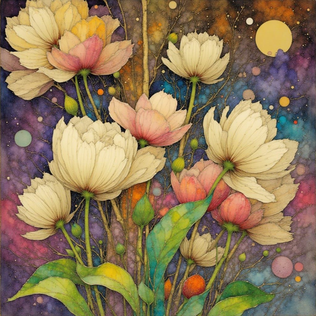 Dreamy Panache Wisp Night Flowers