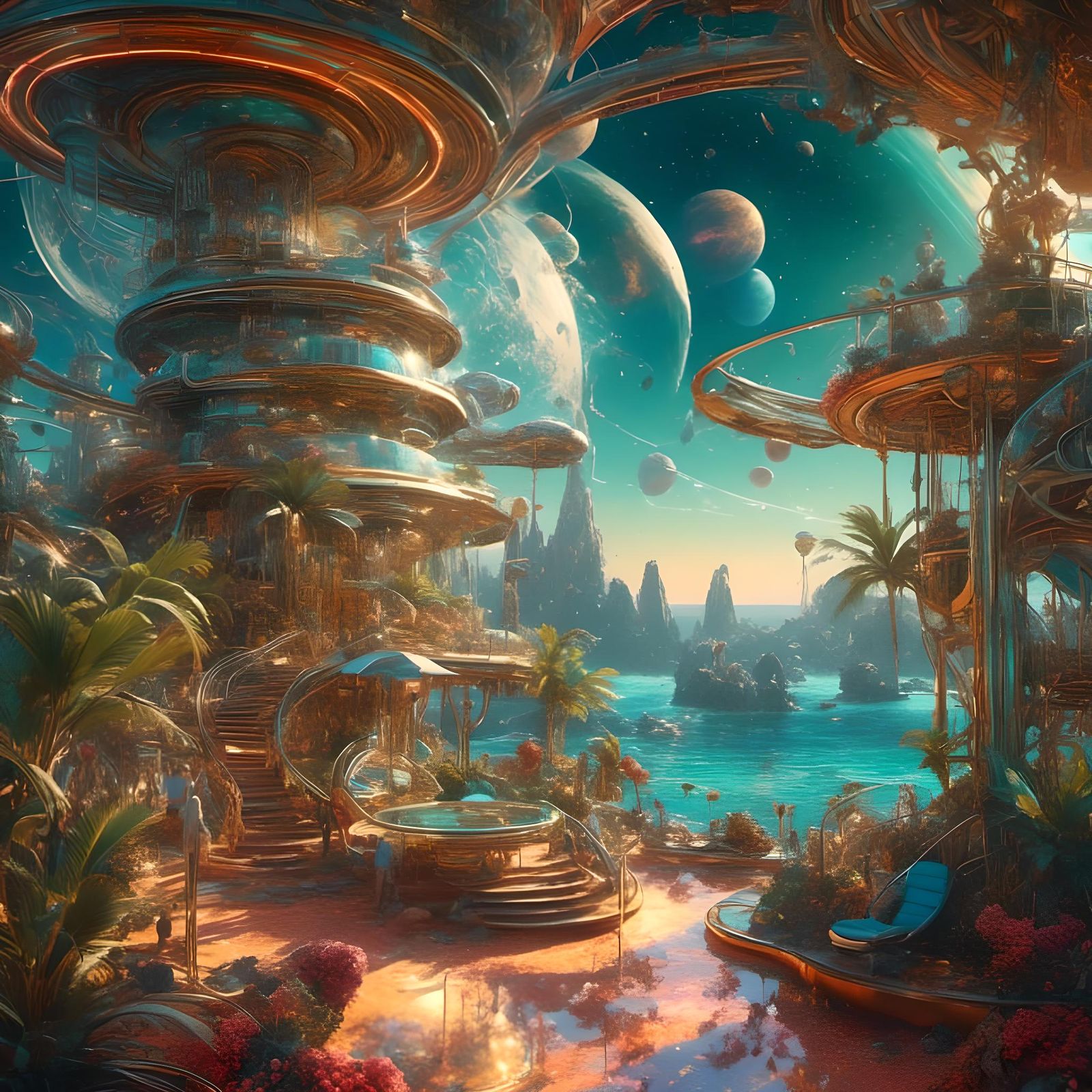 Futuristic Paradise