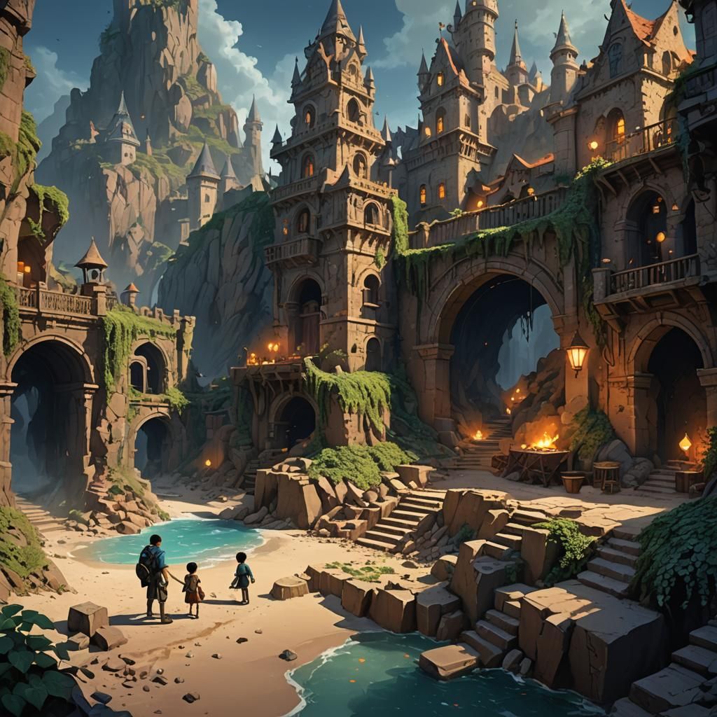 Fantasy Sandcastles by Crumbling Speakeasy in Unreal Engine