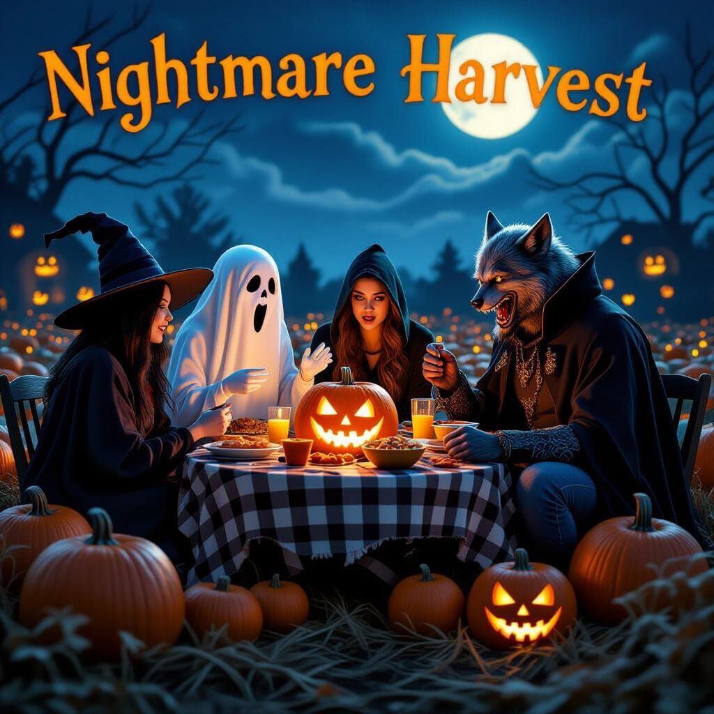 Nightmare Harvest Festival: Monsters Feast in Pumpkin Patch