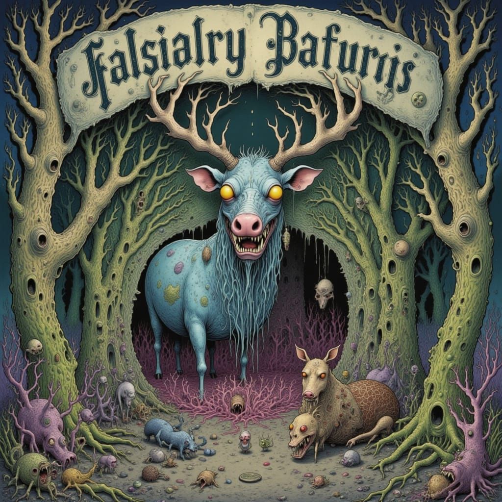 Enchanted Forest Creatures in Mythical Style