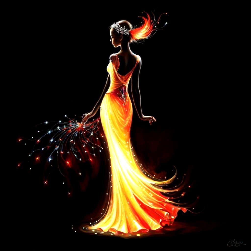 Glassy Screen Painting in Diamond Pointillé Style