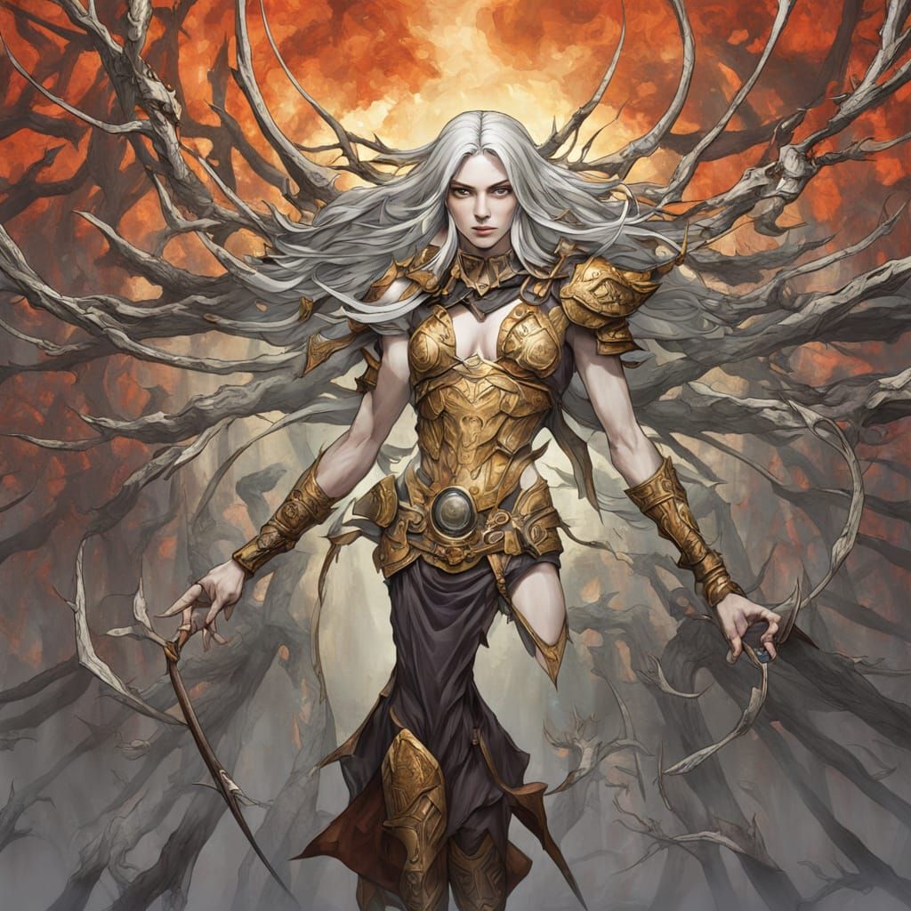 Ethereal Goddess in Nature