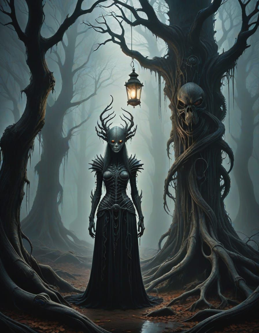 Ethereal Queen of the Haunted Forest