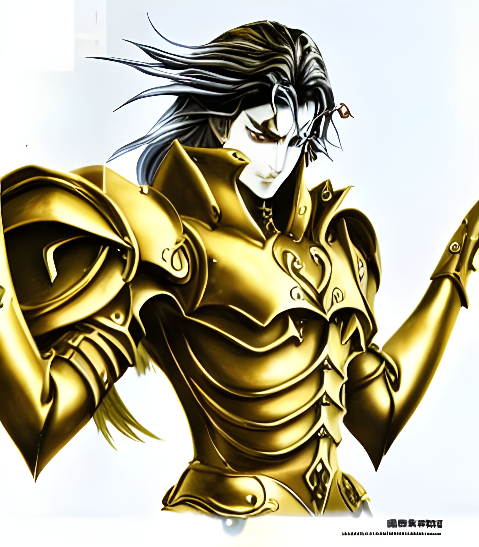 Alucard in Golden Armor: 3D Animation