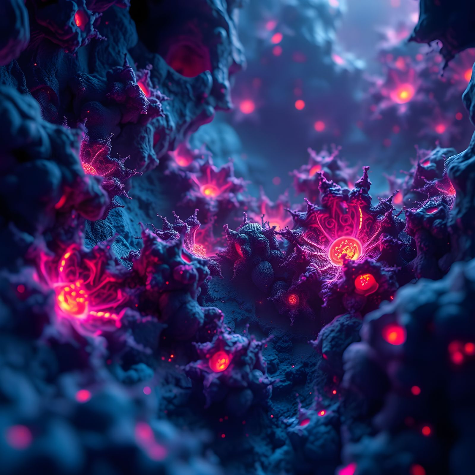 Surreal Fantasy Landscapes in Intricate Detail