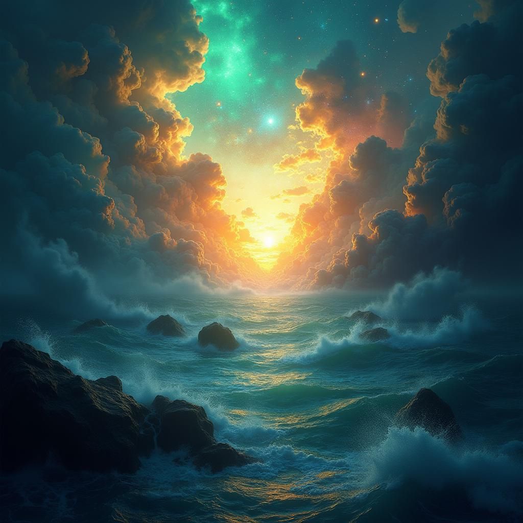 In the beginning God created the heaven and the earth