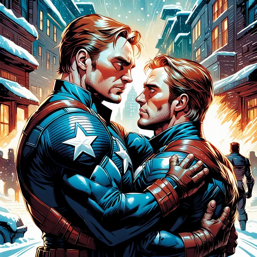 Embracing Superheroes in Comic Book Art Style