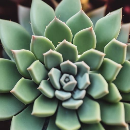 Hyperrealistic Succulent Close-Up: Professional Photography