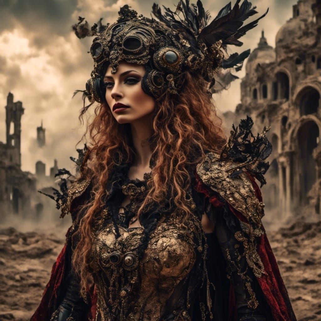 Surreal Dreamscape of Martian Masquerade