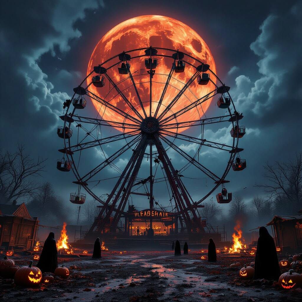 Nightmare Harvest Festival Under Blood Moon