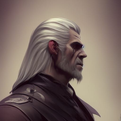 Vampire in Suit: A Hyperdetailed Portrait