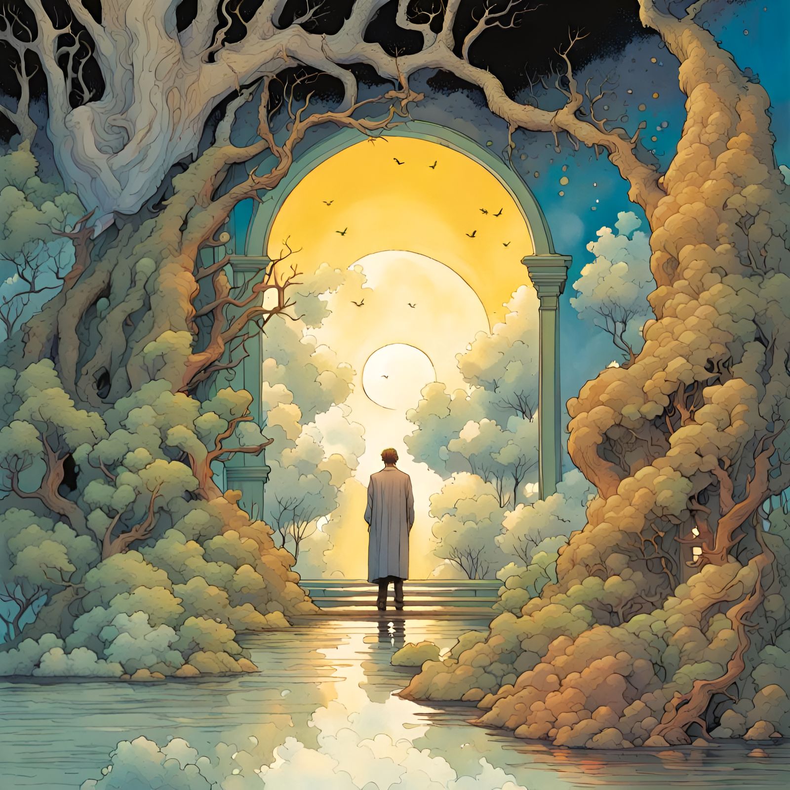 Life's Journey: A Conceptual Art Piece