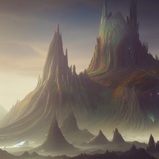 The Nornir: Detailed Matte Painting