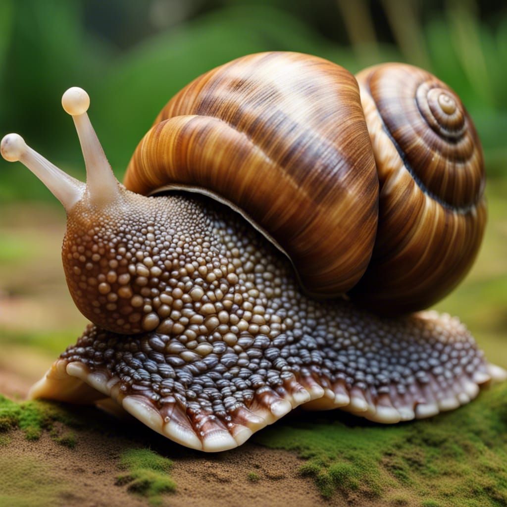 Enormous Snail with Clawed Hand