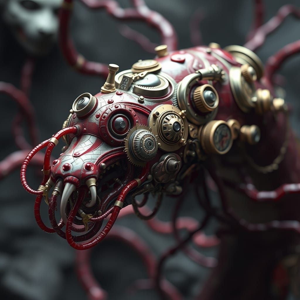 Steampunk Bloodworm in Alien Blood System