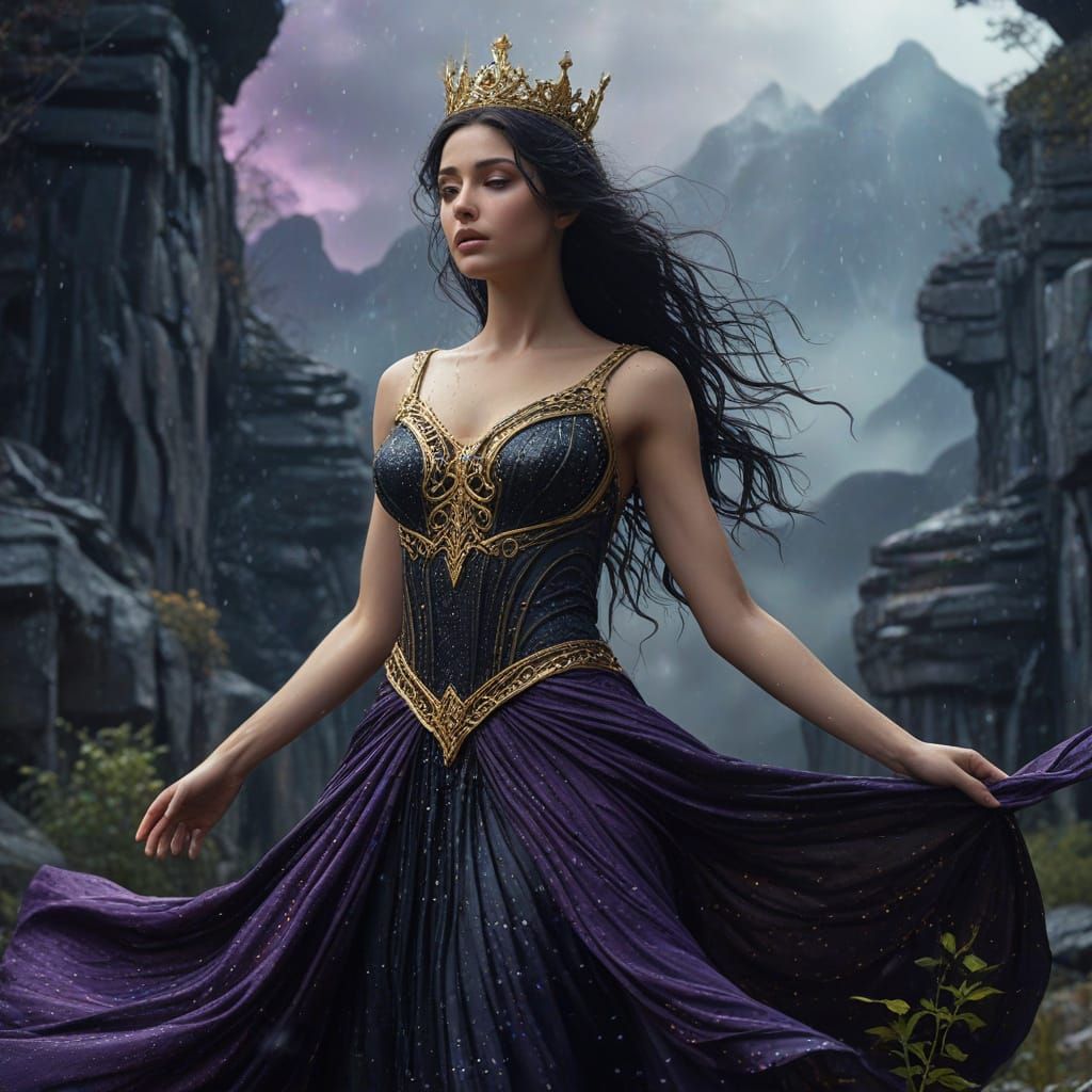 Aphrodite Amidst Dystopian Ruin in Vibrant, Hyper-Realistic ...