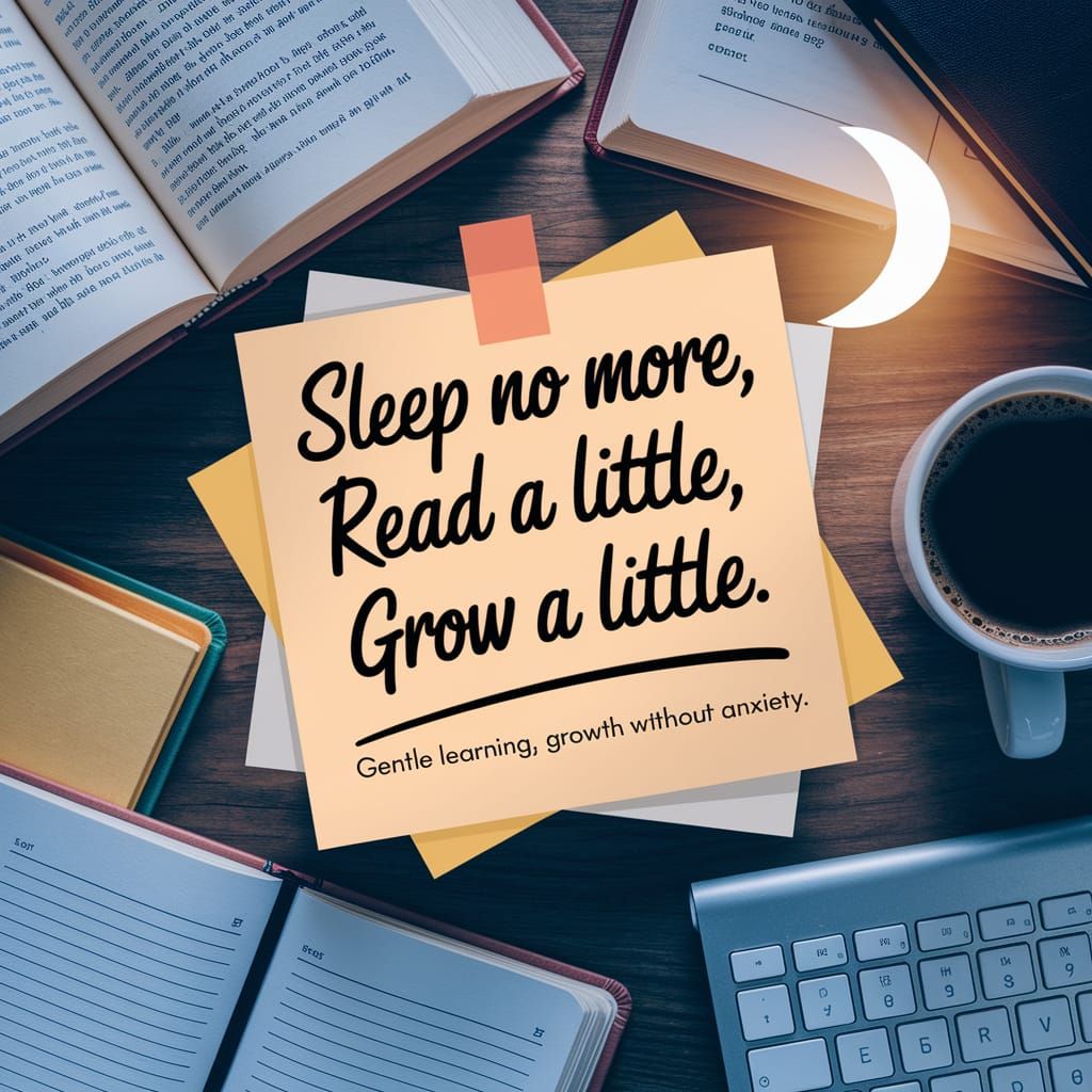 Inspiring Study Sanctuary with Handwritten Wisdom