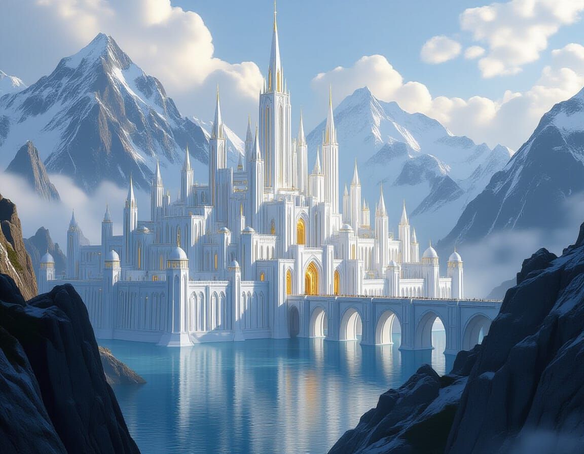 Gondolin: A Glorious White City Concept Art