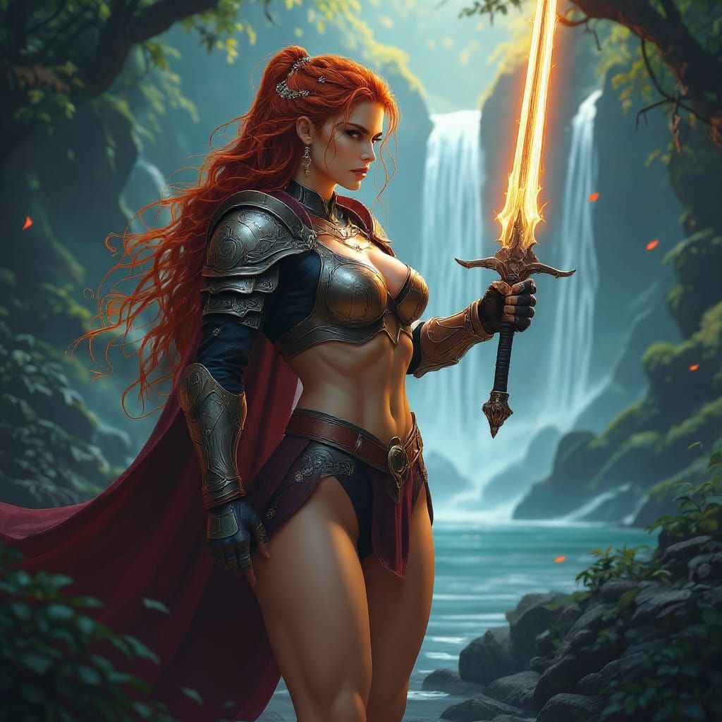 Athletic Body Displaying Midriff and Exposed Hip