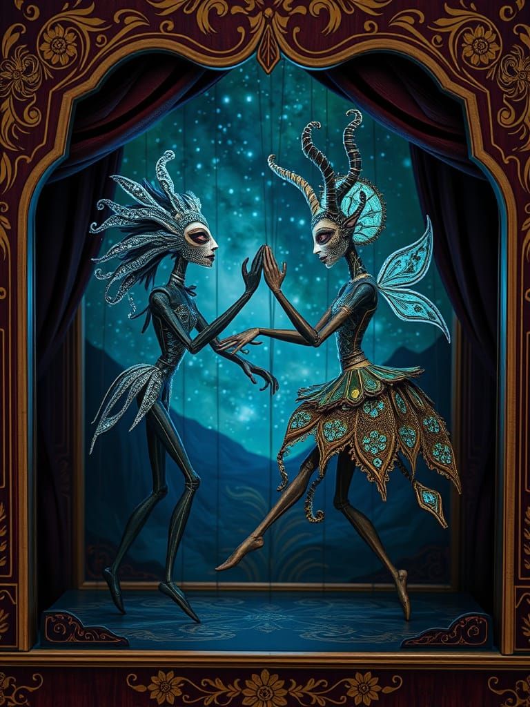 Marionettes - Purpleheartwood, Embodied Louro Preto