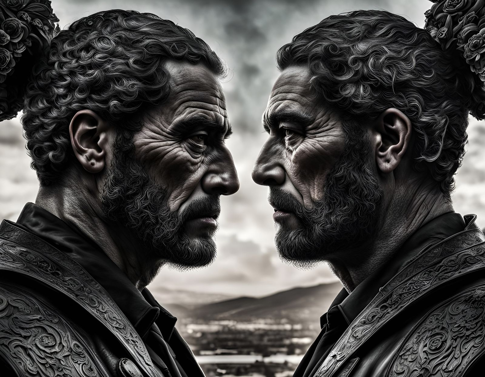 Espionage Thriller Cover Art in Gouache Style