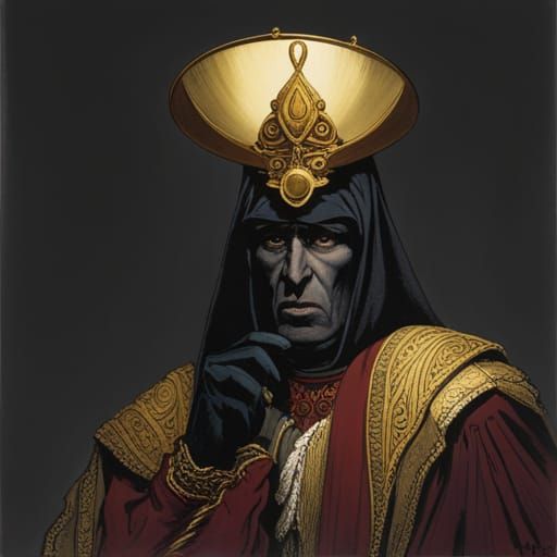 Jafar: A Dark Fantasy Horror Illustration