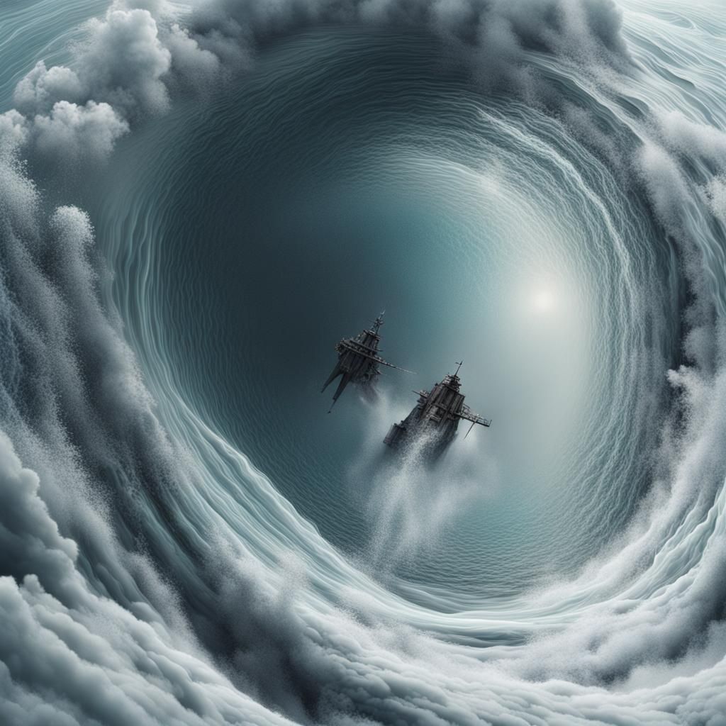 Epic Whirlpool Digital Matte Painting