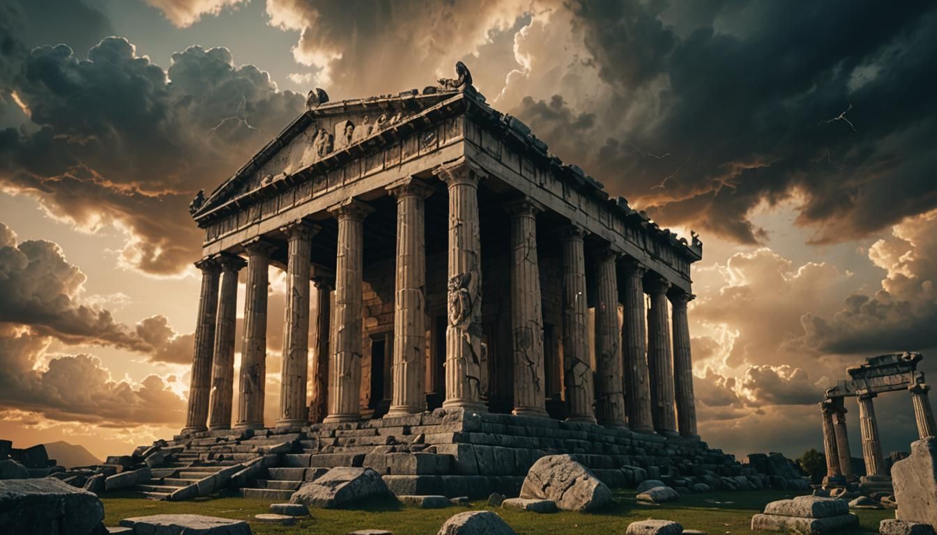 Mausoleum at Halicarnassus Cinematic Film Still