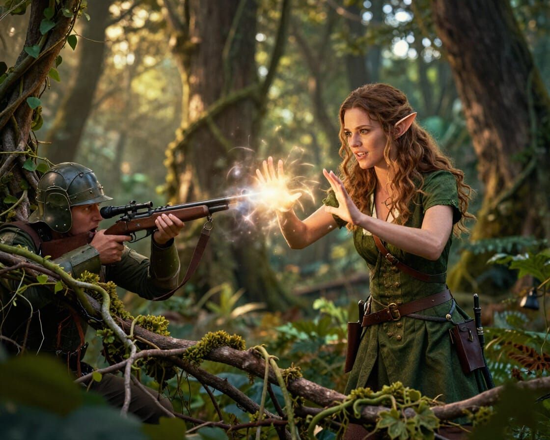 Forester converting mercenary sniper to conservationism!