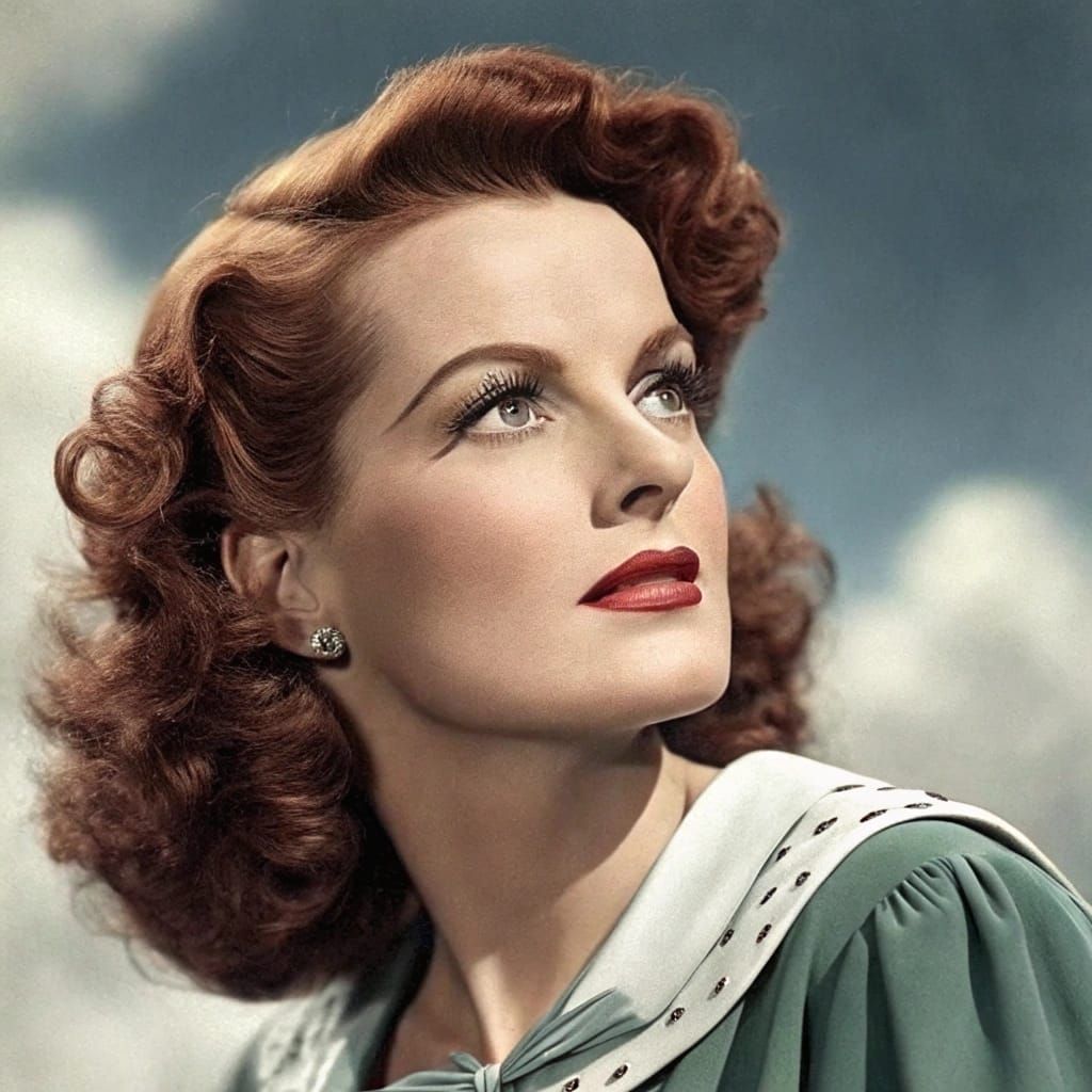 AI Generated Image of Maureen O'Hara