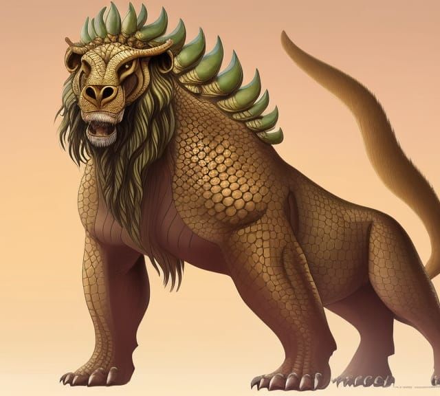 Egyptian Goddess Ammit as Hyperrealistic Concept Art