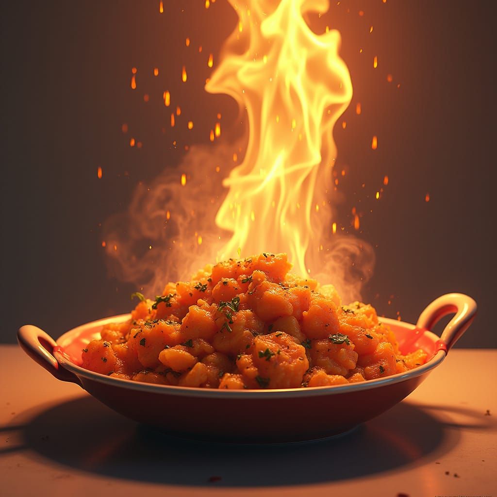 Hyperrealistic Food Art Inspired by Thorp, Mead, and Loish