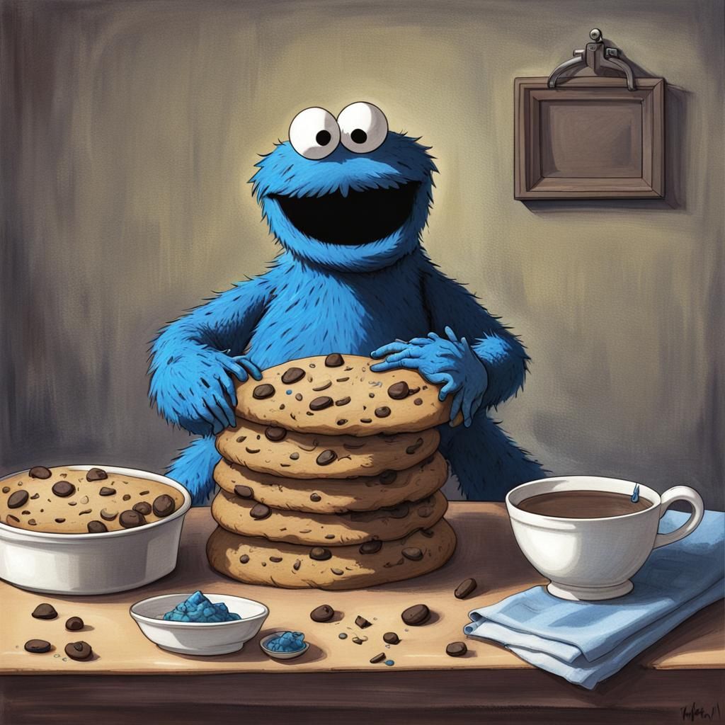 Cookie Monster Illustration
