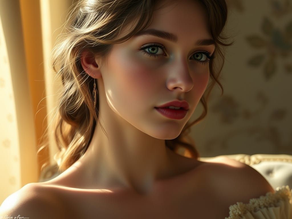 Ethereal Beauty in Soft Golden Light