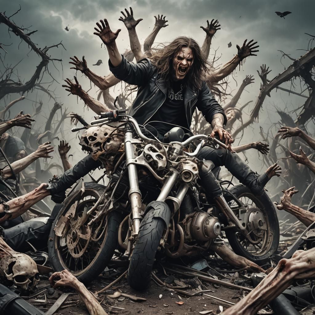 Rotting Biker Carcass Fantasy