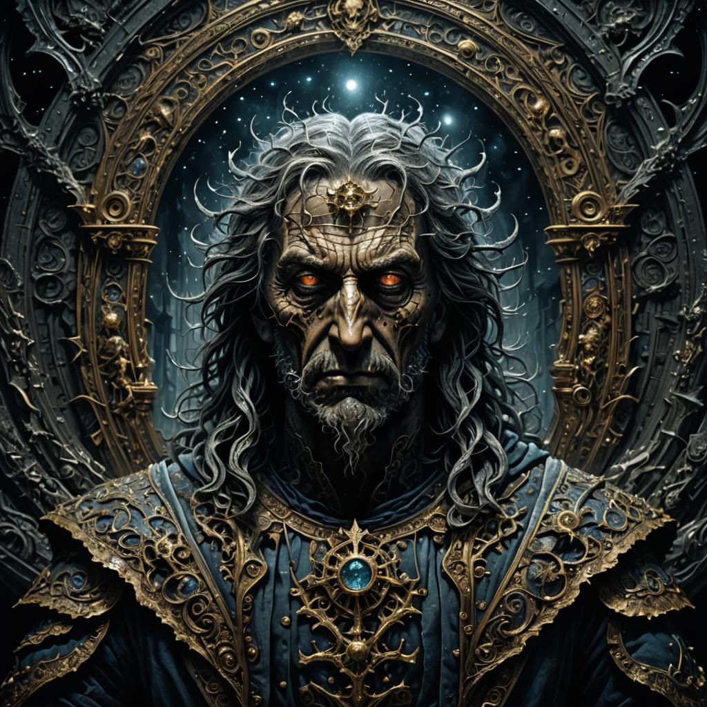 Moody Horror World with Intricate Details