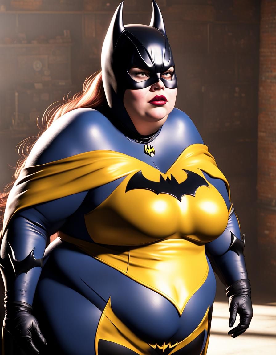 Morbidly Obese Batgirl: A CGI Rendition
