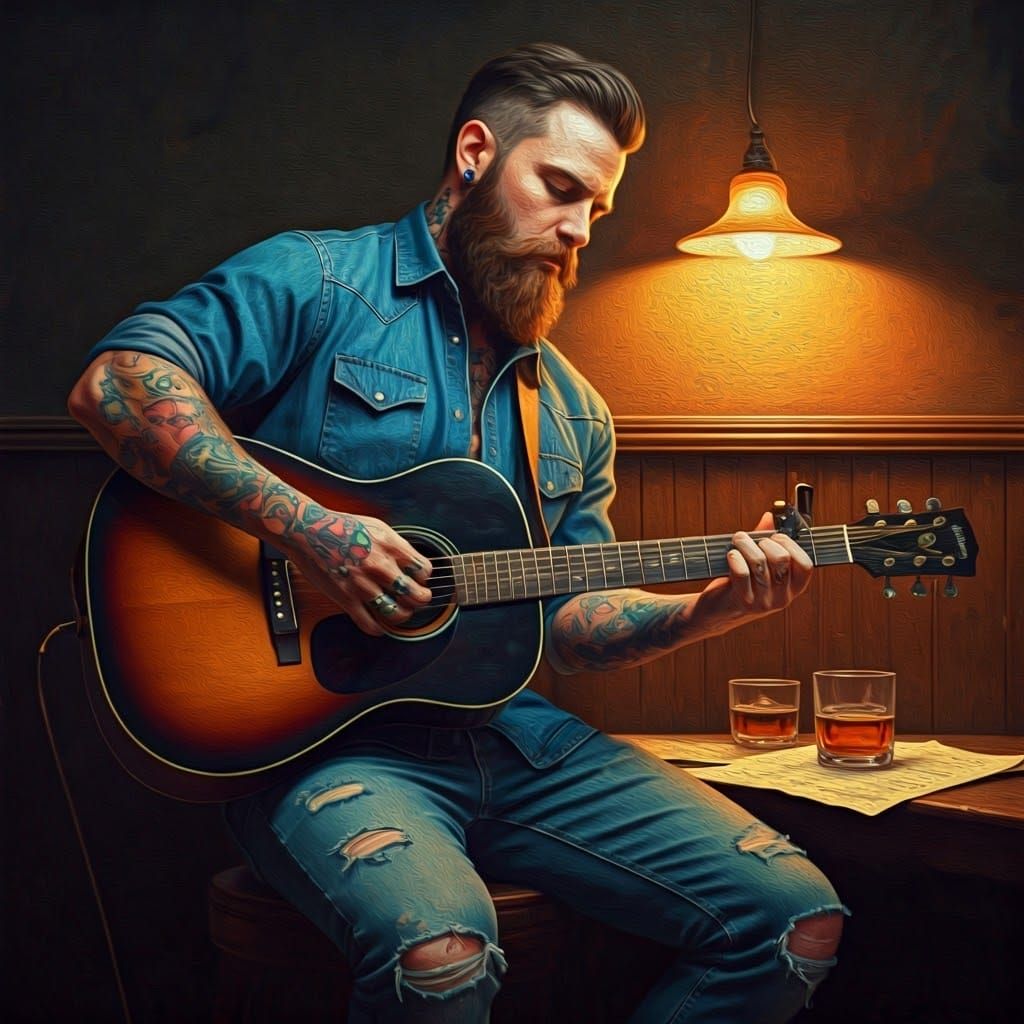 Bearded Balladeer | Inspired by Jeanne