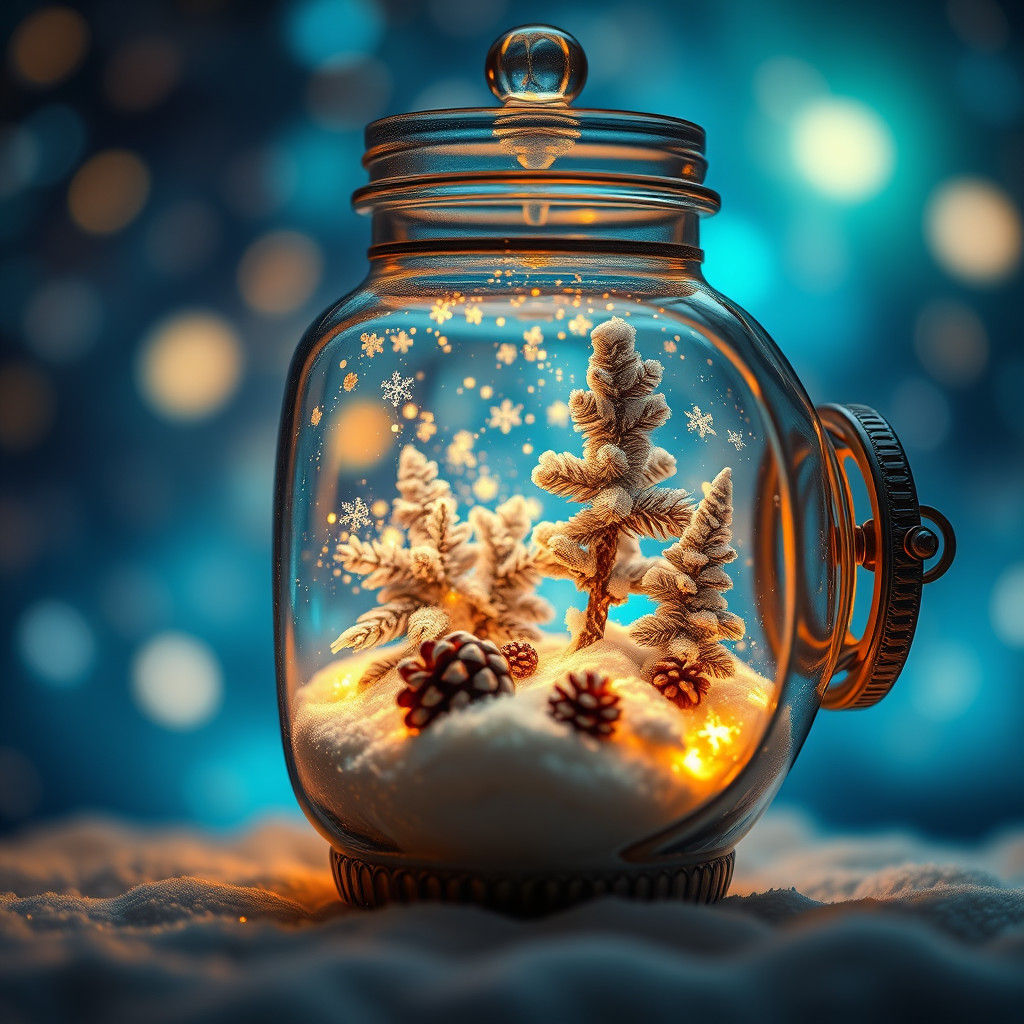 Winter Wonderland in a Jar