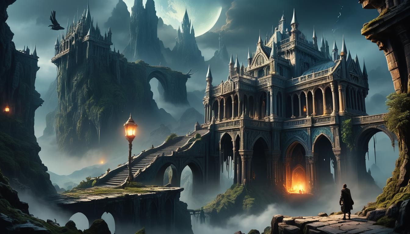 Epic Fantasy Adventure Book Cover Design