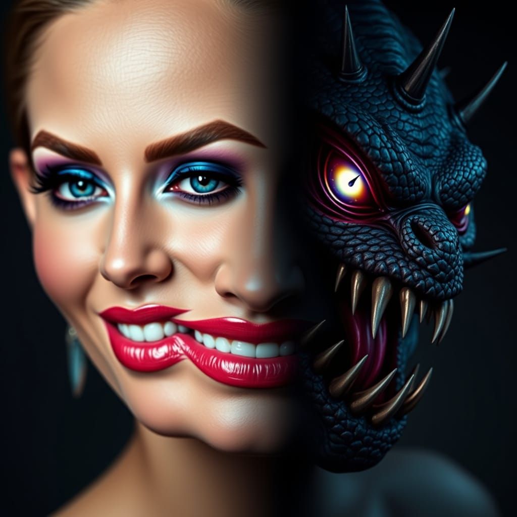 Elegant Horror Mask Reveals Dark Beauty